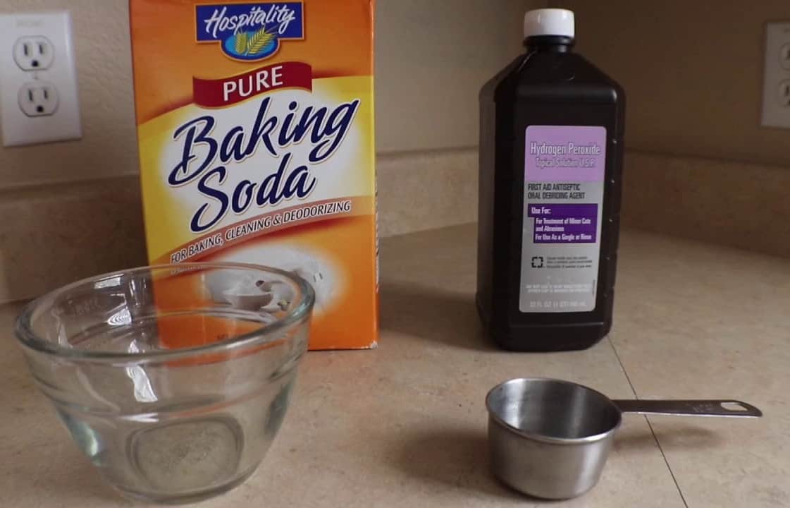 how to Clean Baking Sheets Baking Soda and Hydrogen Peroxide