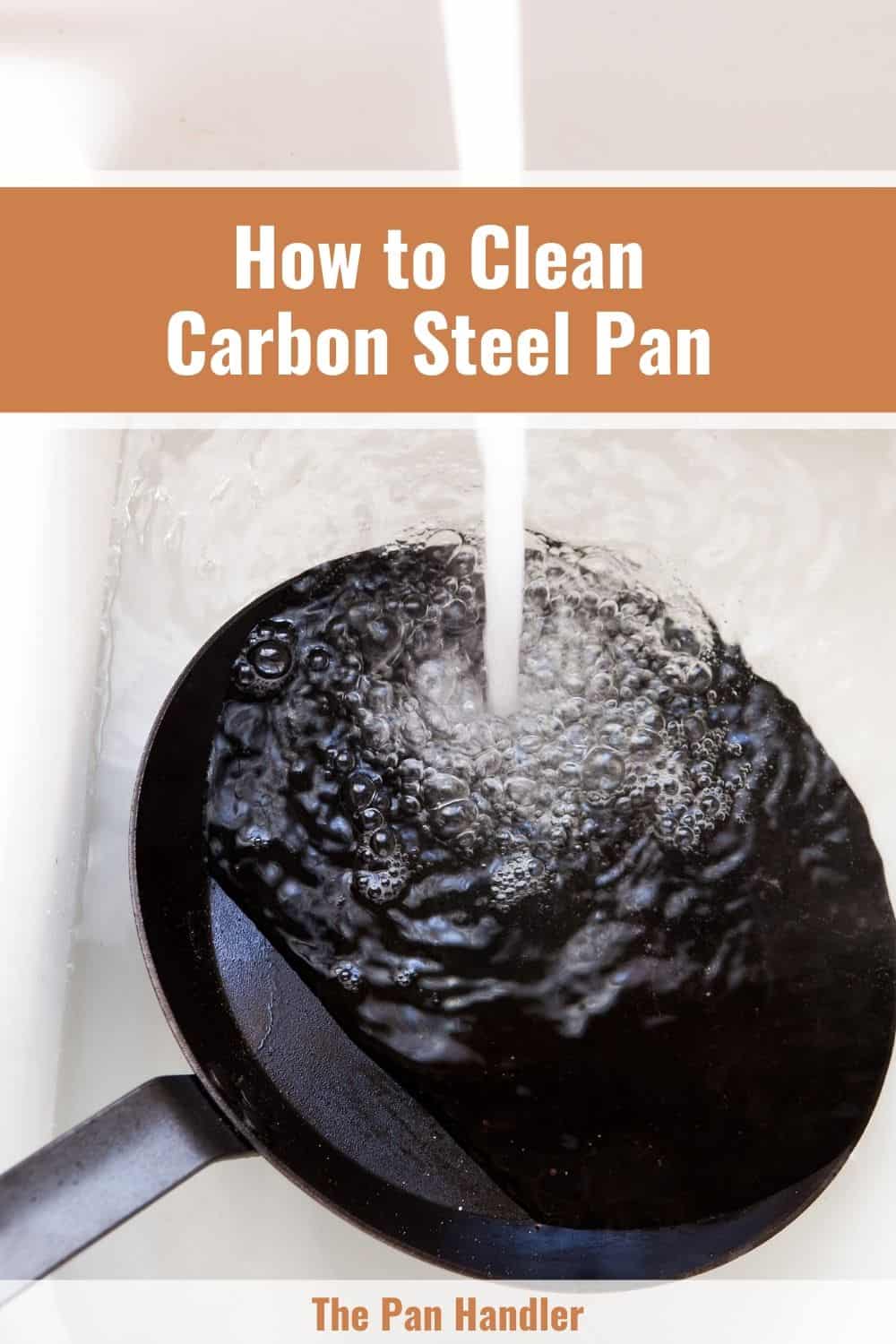 how to clean steel pans