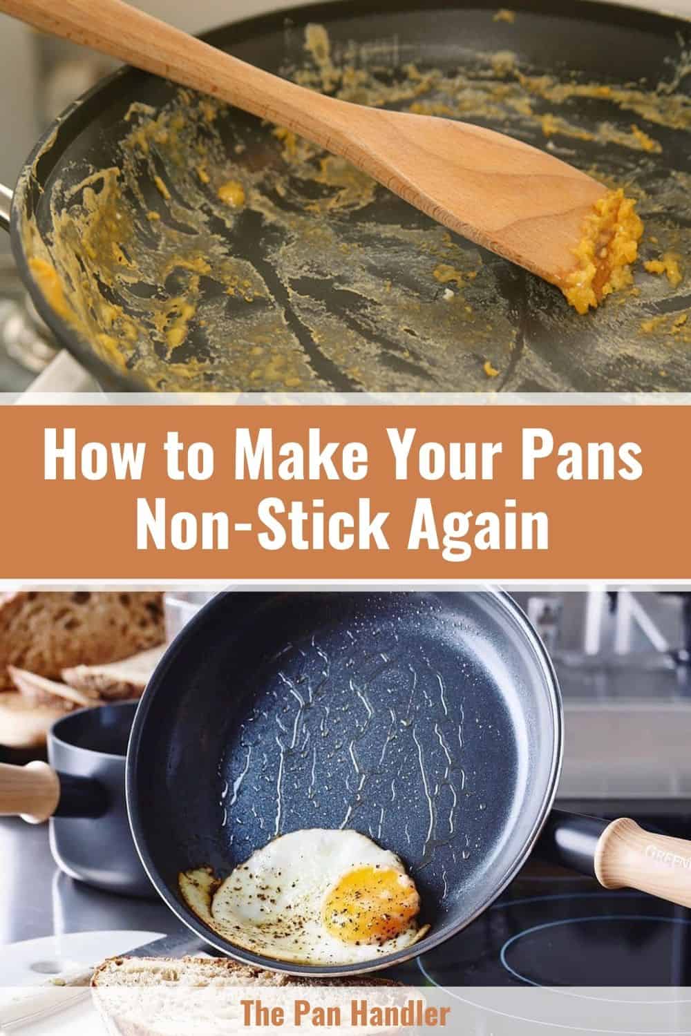 how to restore non stick pan