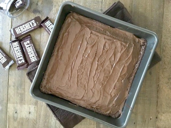 Gooey Hershey’s Frosted Brownies