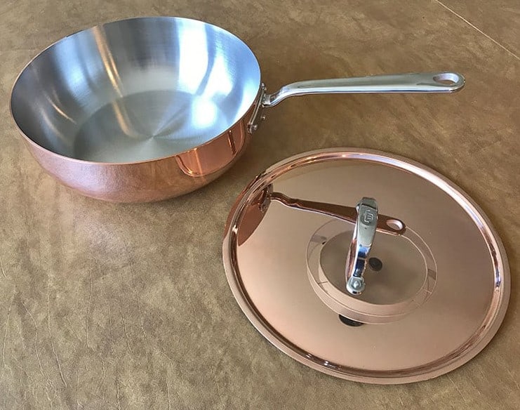 Tin-Lined Copper Pan