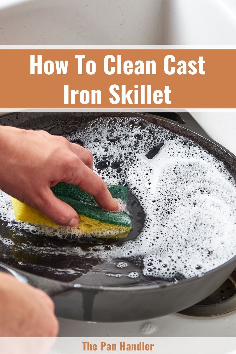 how to clean a cast iron