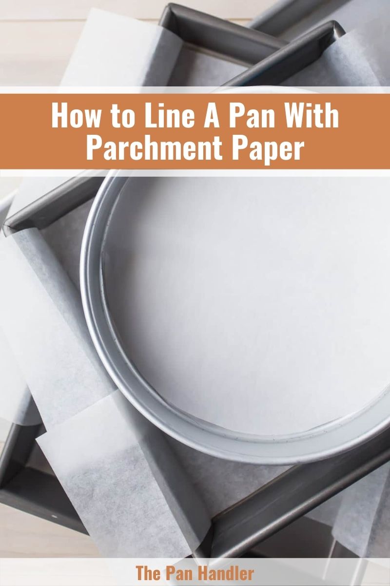 parchment paper in cake pan