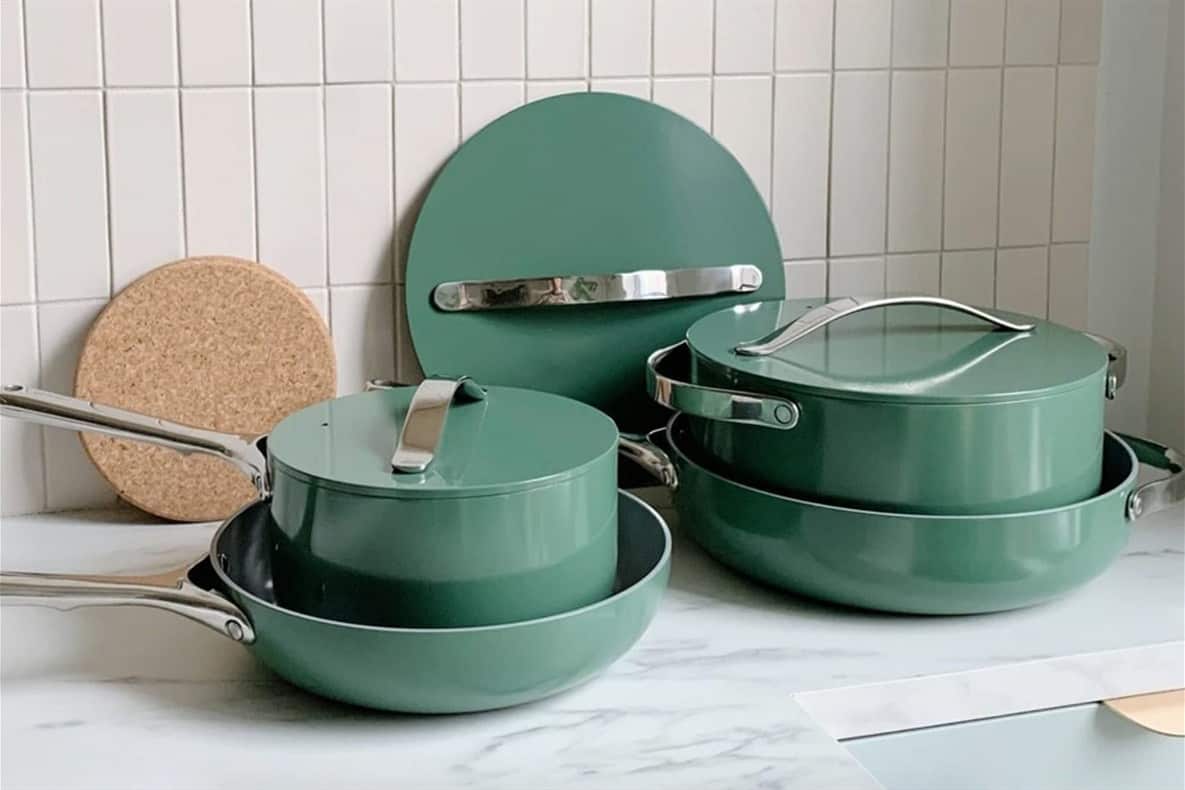 Ceramic pan and pot