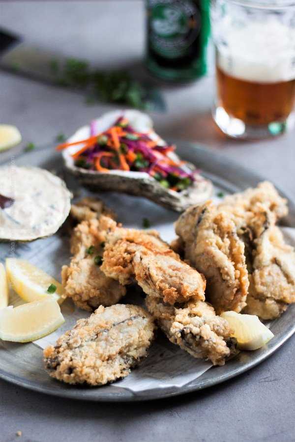 Crispy Pan-Fried Oyster with a twist
