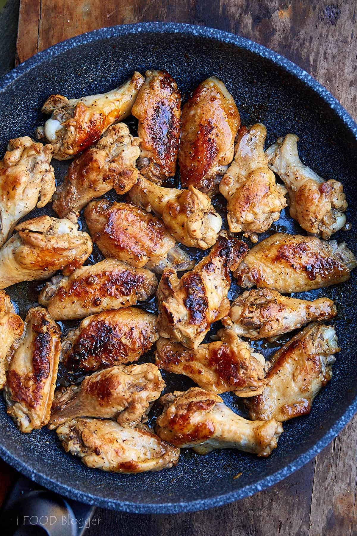 Extra-Tender Pan Fried Chicken Wings
