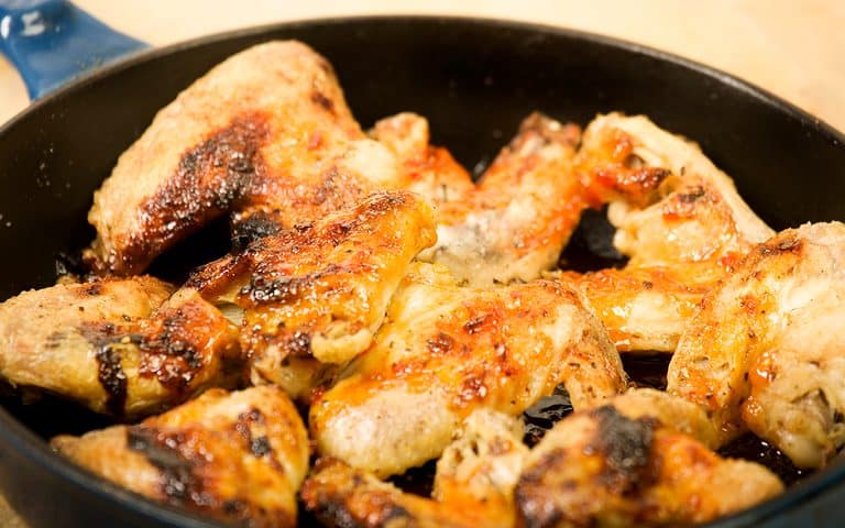 Healthy Pan Fried Chicken Wings