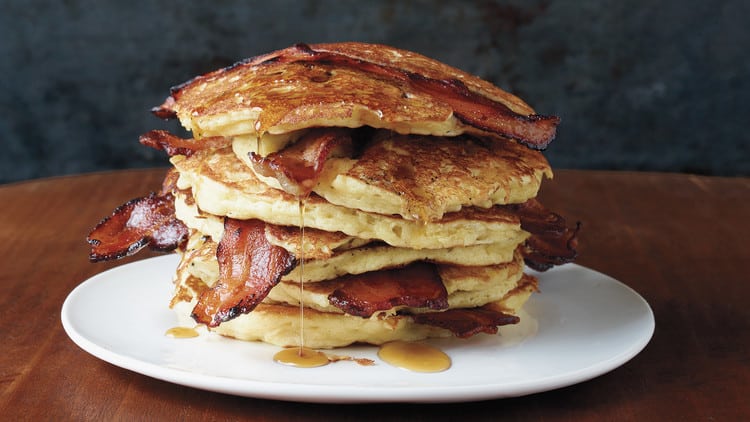 Martha Stewart's Bacon Pancakes