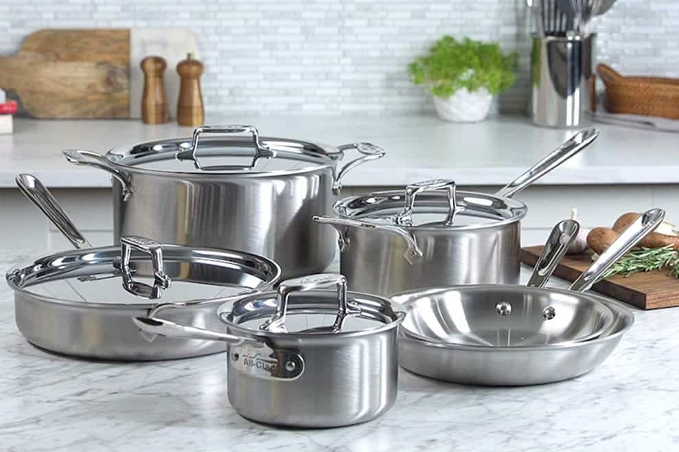 all clad non stick cookware sets