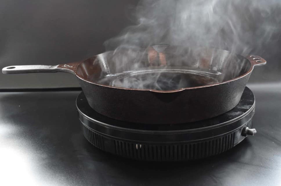 cast iron pan sticky after seasoning
