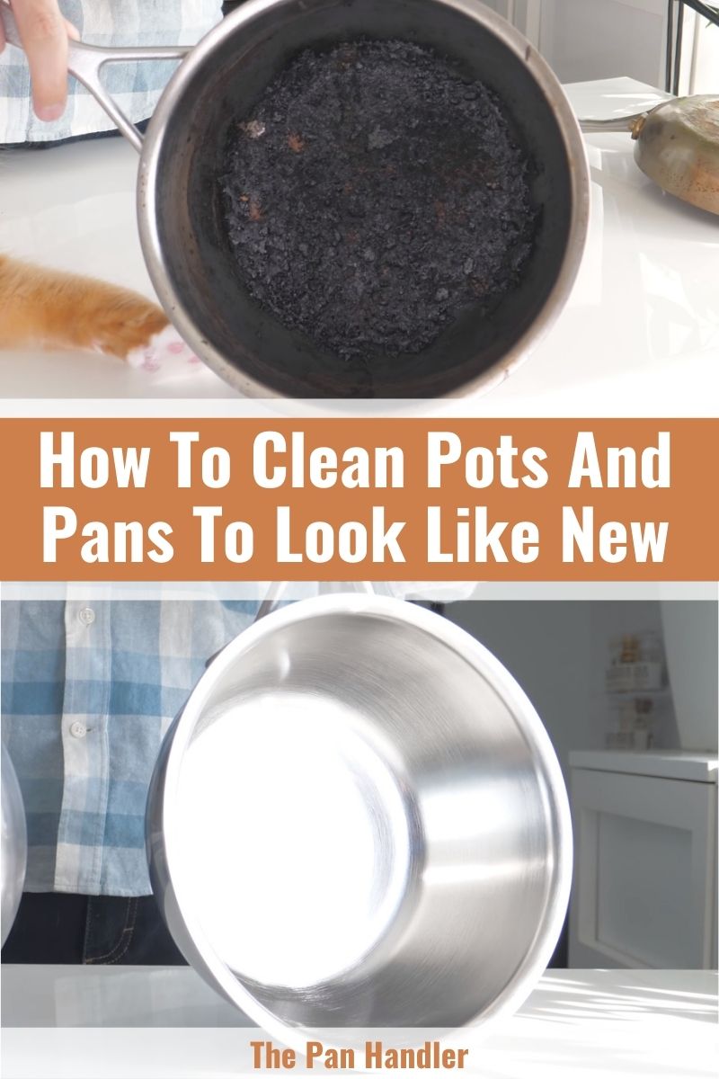 how to clean pots and pans like new