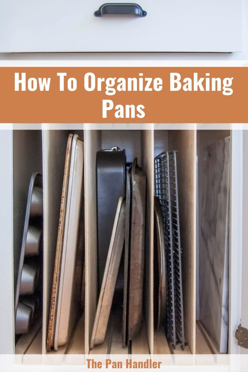 how to organize baking pans
