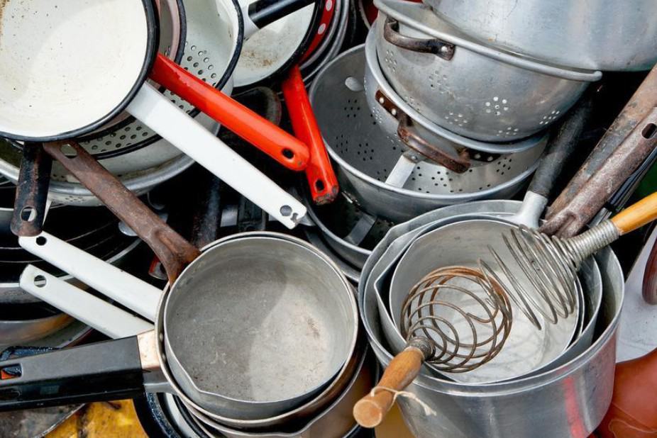 recycling pots and pans