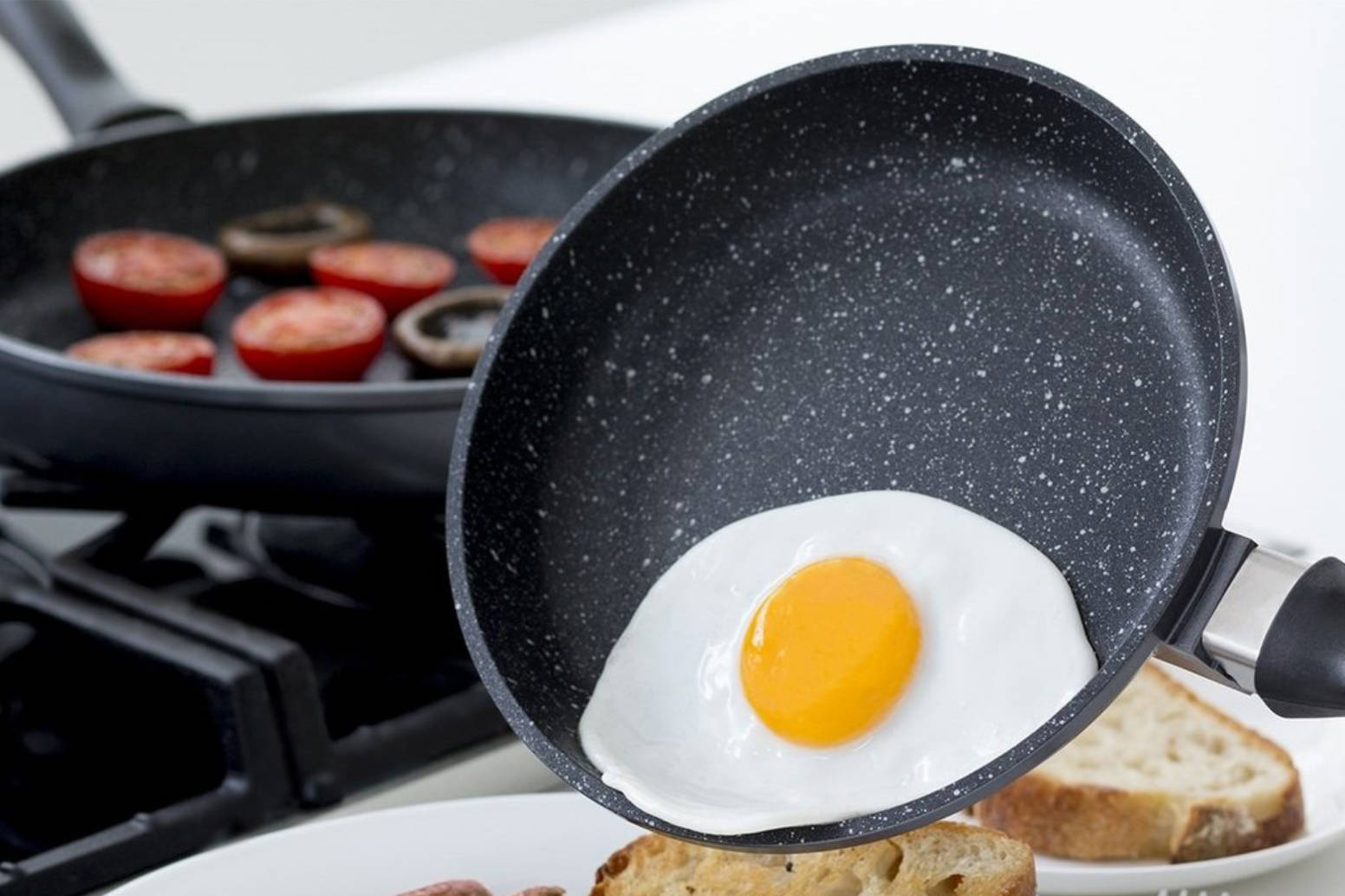 eggs sticking to non stick pan