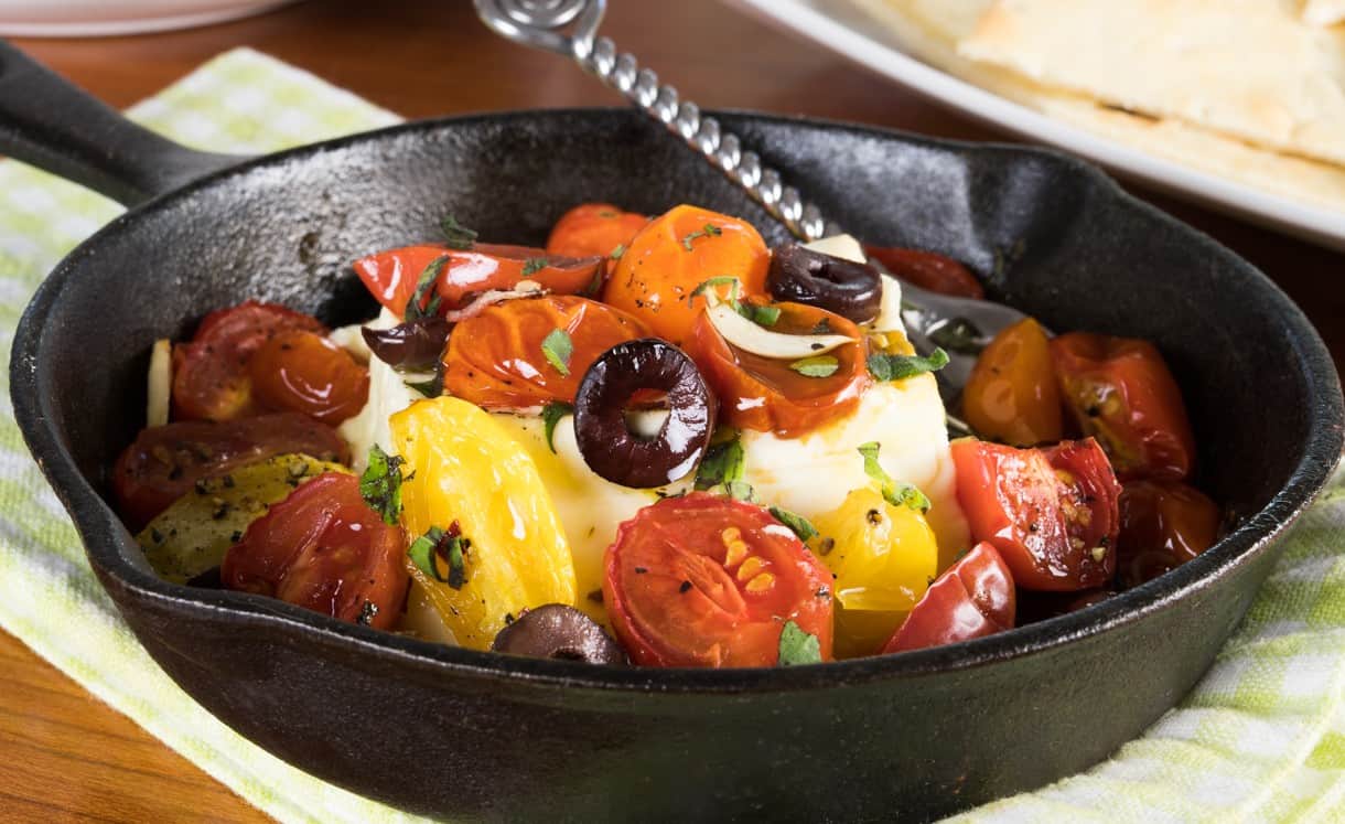 tomatoes in cast iron