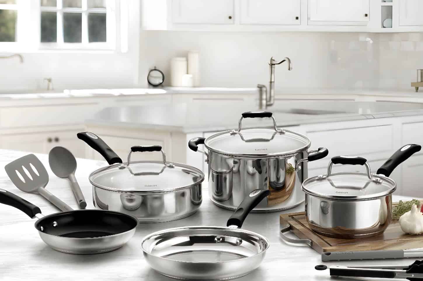 Cuisinart Stainless Steel Pots and Pans Features
