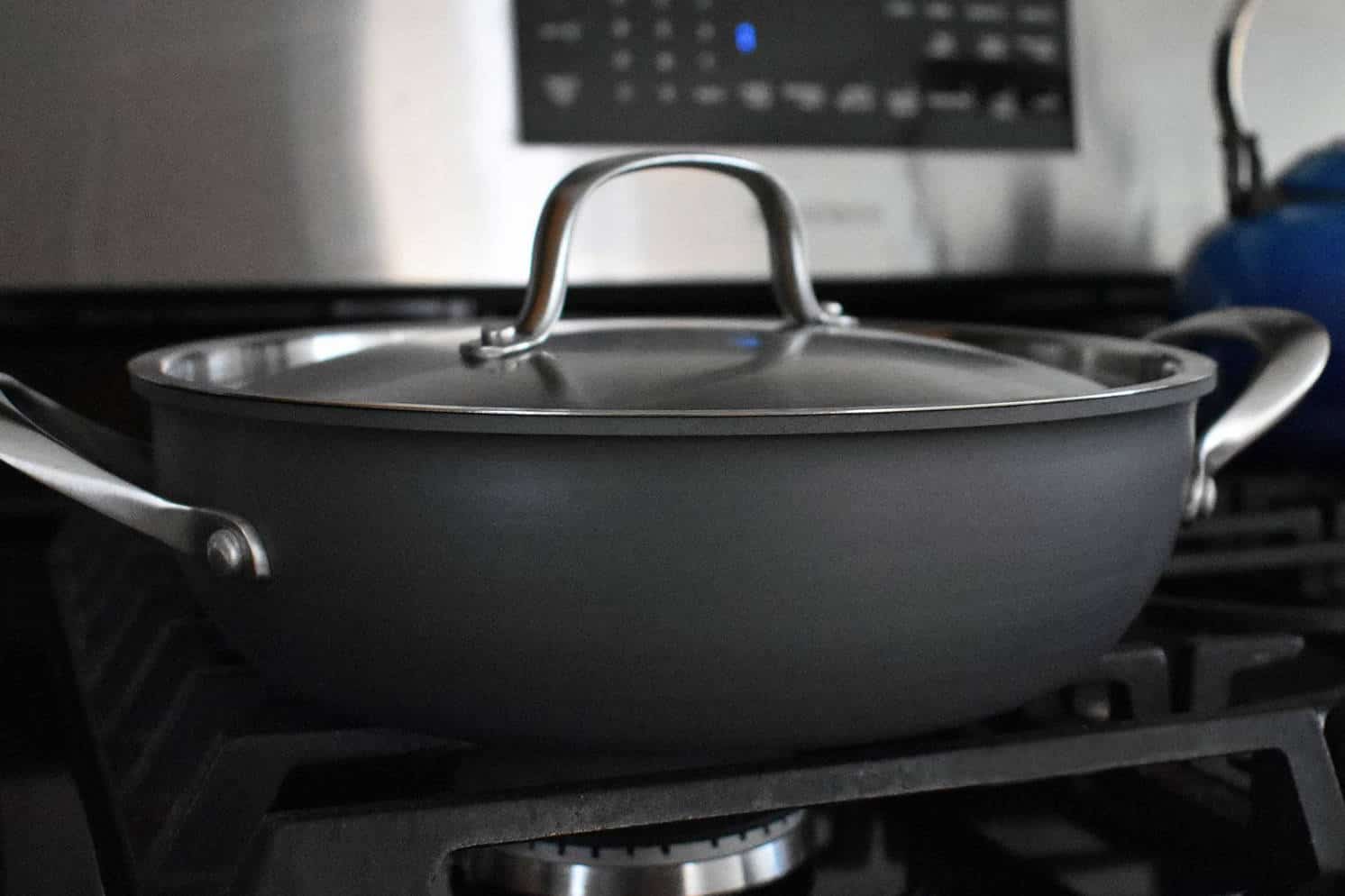 Cuisinart's nonstick pots and pans are made of